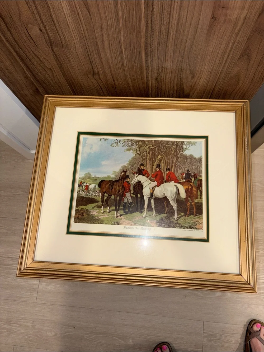 Framed Equestrian Print 🐴✨